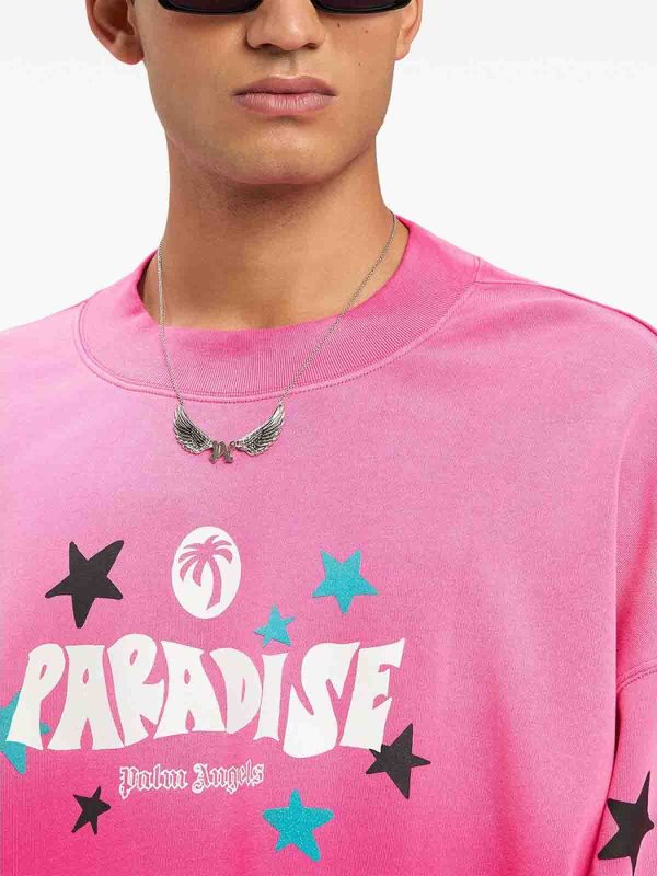 The Best Shops Palm Angels: Suéteres con cuello pico - Suéter Cuello Redondo