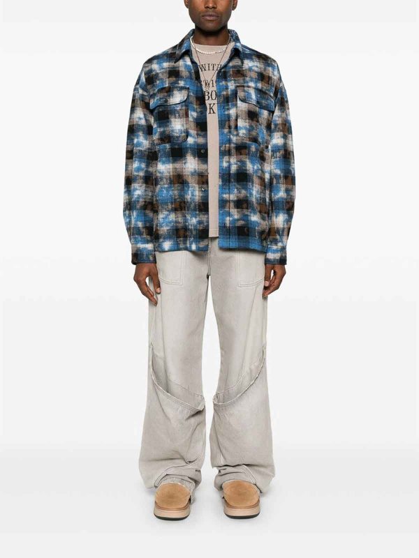 The Best Shops Palm Angels: Camisas - Camisa - Azul