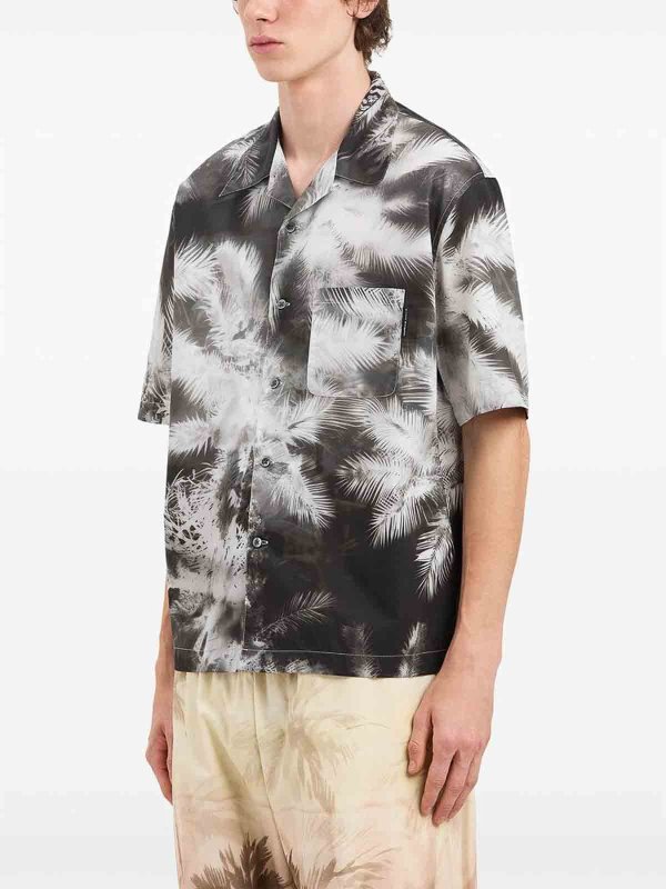 The Best Shops Palm Angels: Chemises - Chemise - Noir