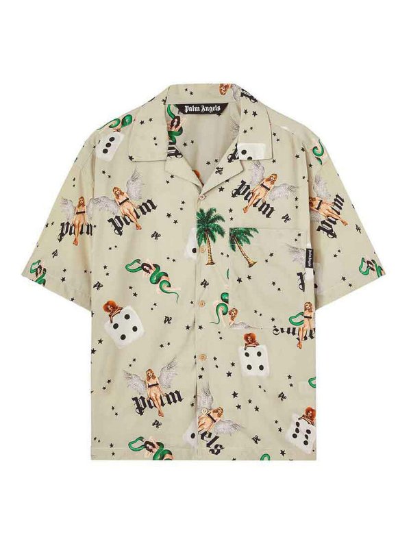 Palm Angels: シャツ - シャツ - ベージュ