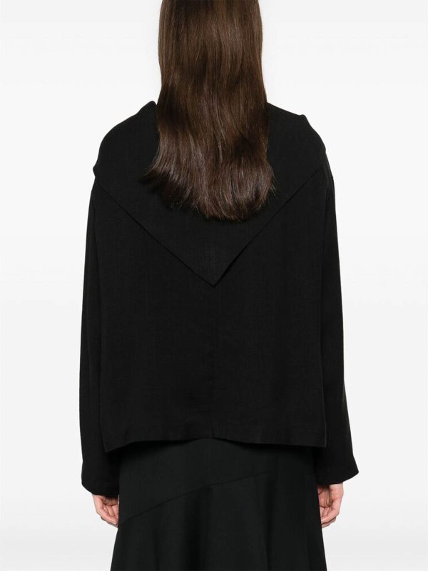 STUDIO NICHOLSON: Strickpullover mit Rundhalsausschnitt online - Rundhalspullover - Schwarz