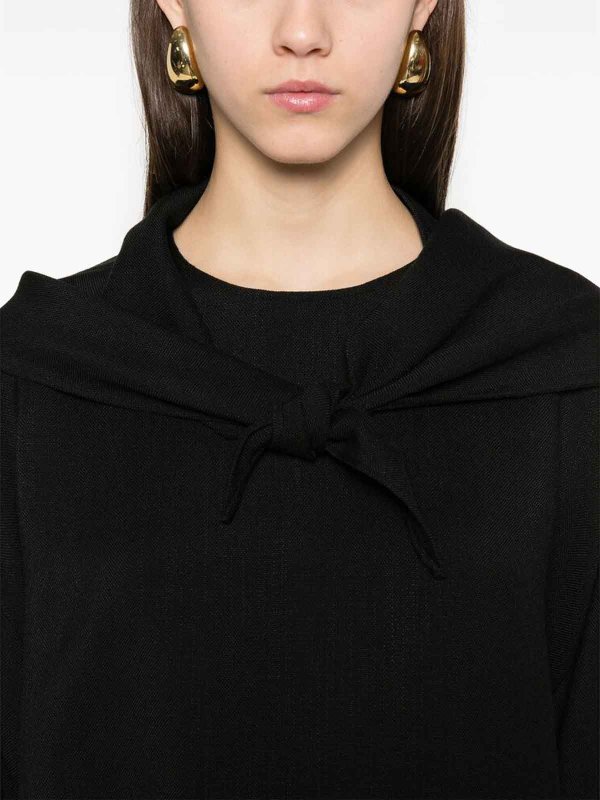 Rundhalspullover - Schwarz shop online: STUDIO NICHOLSON