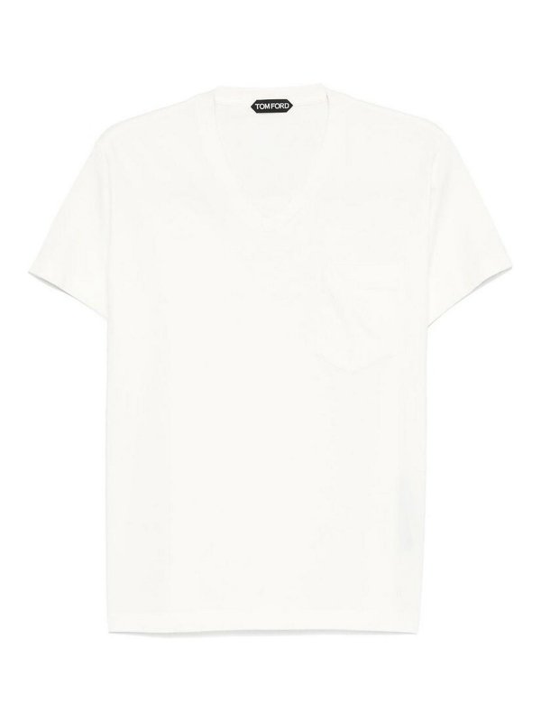 TOM FORD: T-shirts - T-Shirt - Weiß