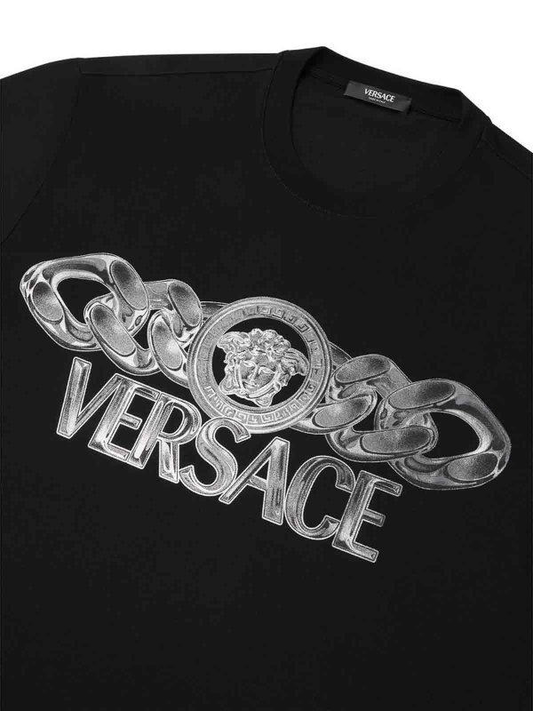 VERSACE: Tシャツ online - Tシャツ - 黒