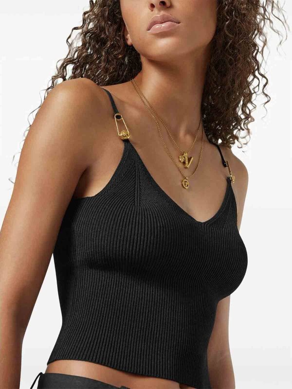 The Best Shops VERSACE: Tops und Tank Tops - Top - Schwarz