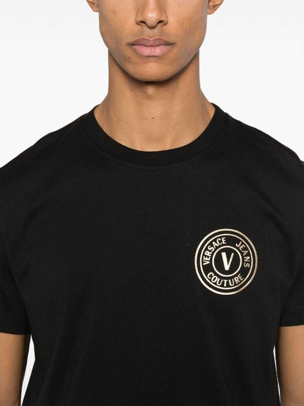 Versace Jeans Couture: Tシャツ online - Tシャツ - 黒