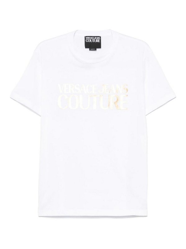 Versace Jeans Couture: Camisetas - Camiseta - Blanco