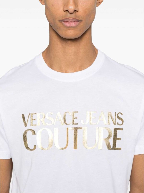 Versace Jeans Couture: Camisetas online - Camiseta - Blanco