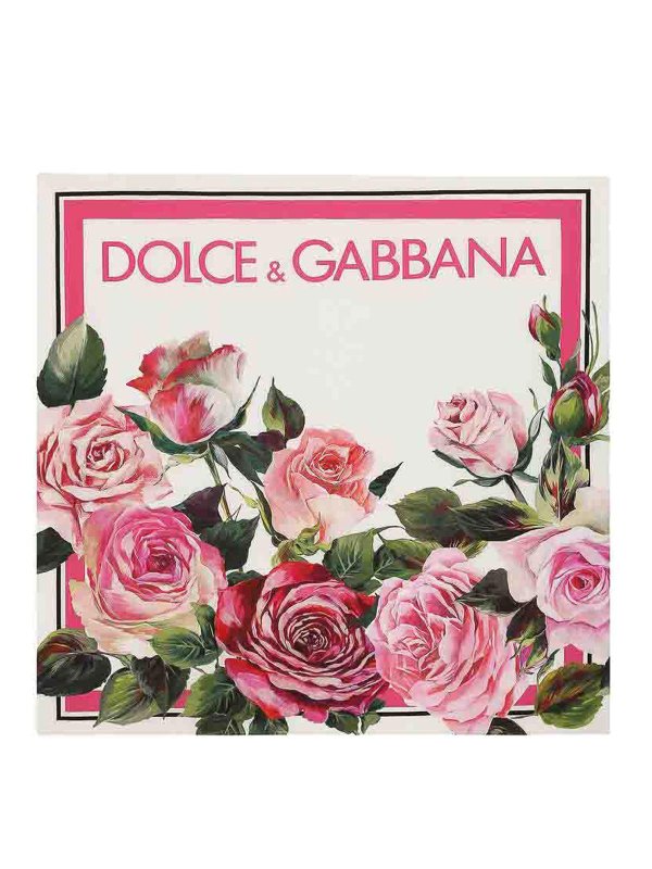 DOLCE & GABBANA: スカーフ - スカーフ - 白