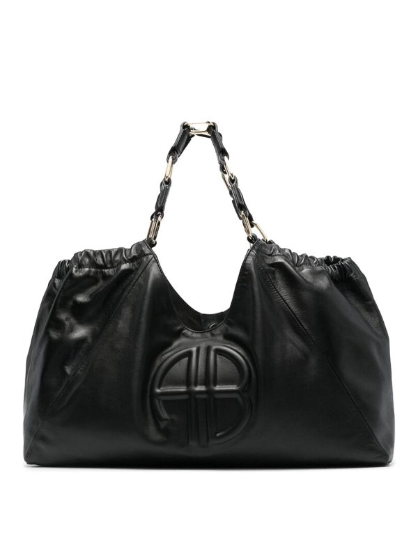 ANINE BING: クロスボディバッグ - クロスボディバッグ - 黒