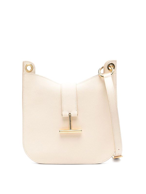 TOM FORD: クロスボディバッグ - クロスボディバッグ - ベージュ