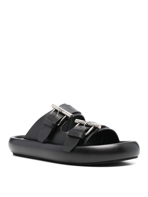 ALEXANDER MCQUEEN: Sandales - Sandales - Noir