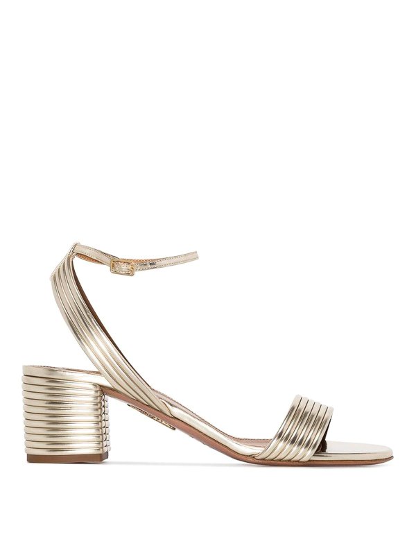 Aquazzura: サンダル - サンダル - 金