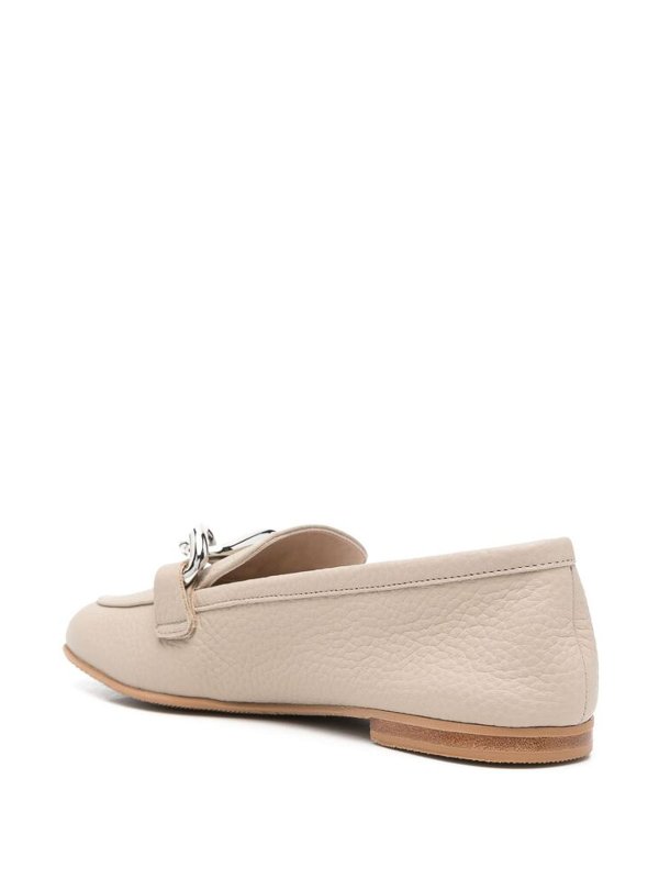 Beige flats shop online: Casadei