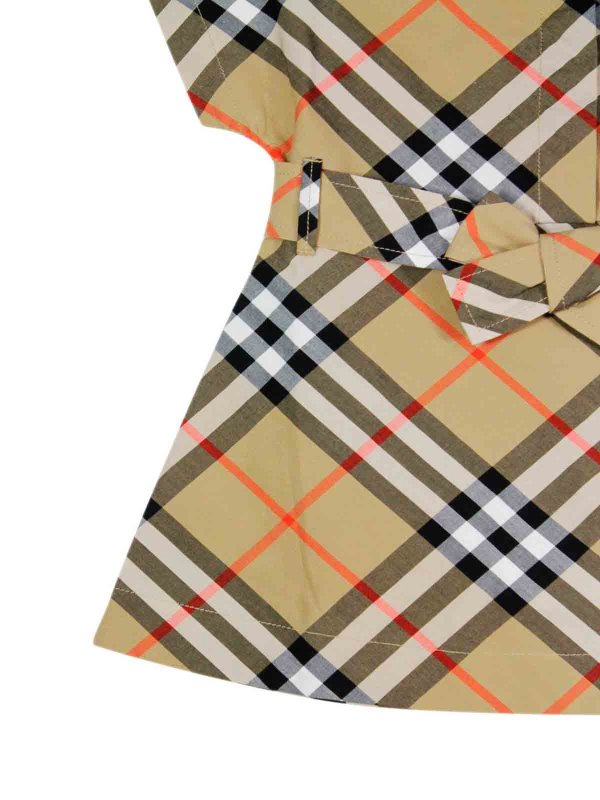 BURBERRY: Robe longueur genou online - Robe Au Genou - Gris