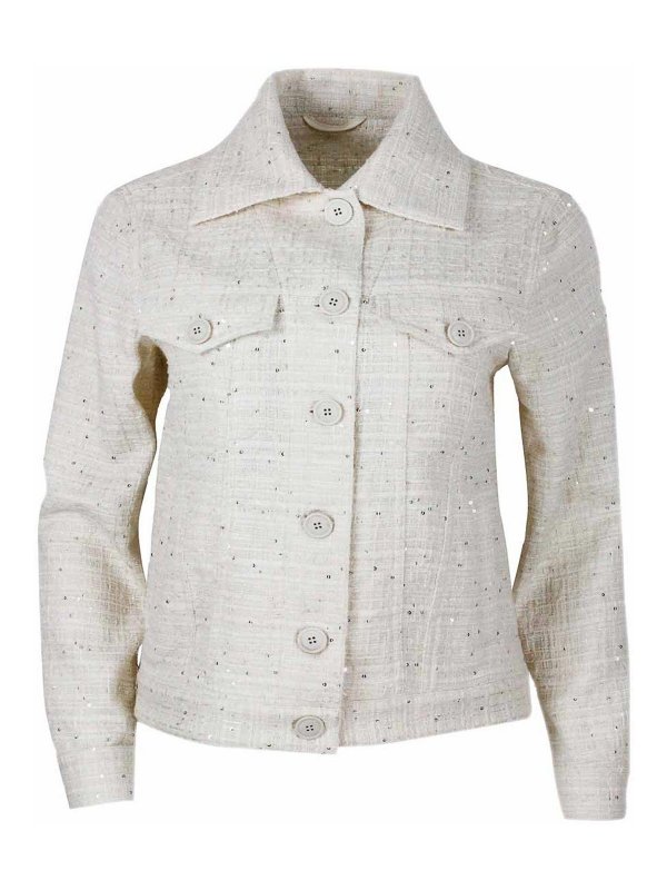 ELEVENTY: カジュアルジャケット - カジュアルジャケット - クリーム