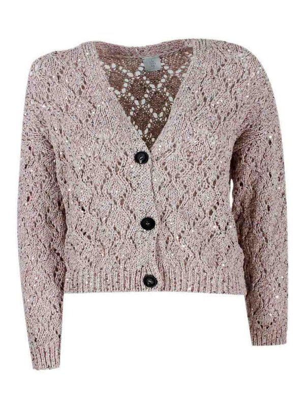 ELEVENTY: crew necks - Sweater  Nude