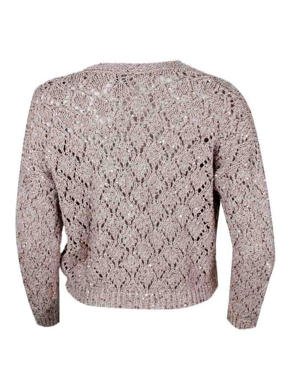 The Best Shops ELEVENTY: crew necks - Sweater  Nude
