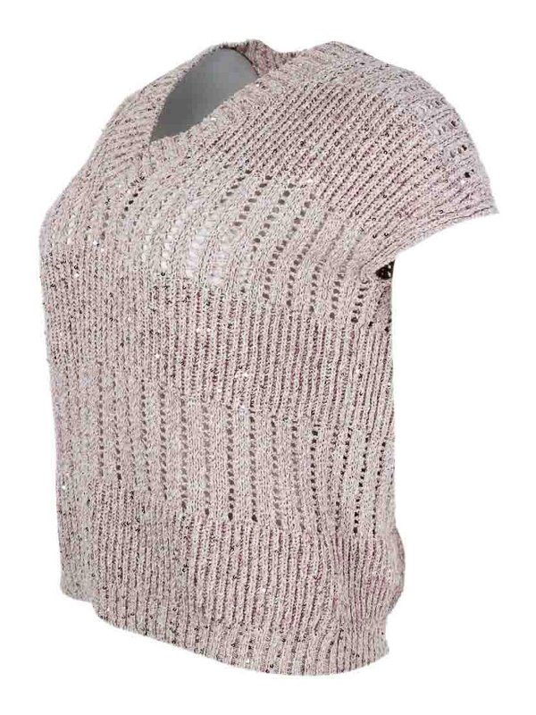 ELEVENTY: Pull col rond online - Pull Col Rond - Couleur Chair