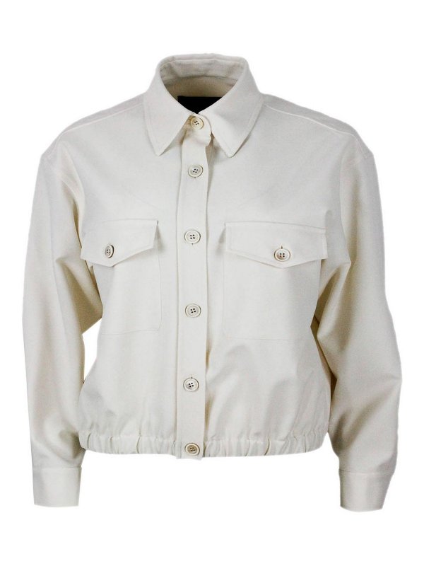 FABIANA FILIPPI: カジュアルジャケット - カジュアルジャケット - ベージュ