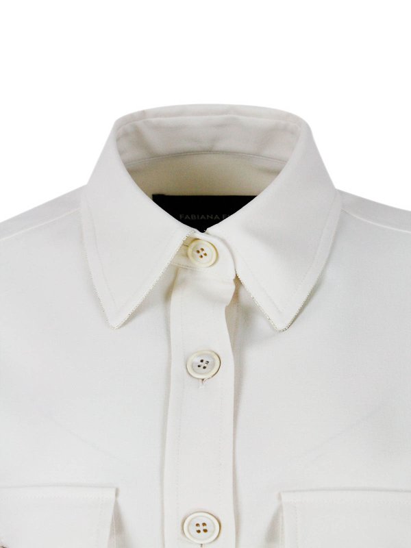 カジュアルジャケット - ベージュ shop online: FABIANA FILIPPI