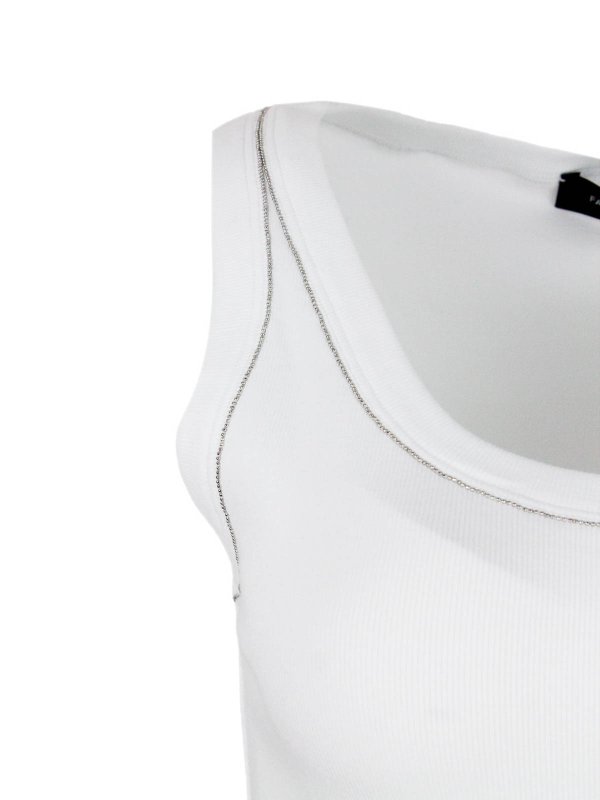 The Best Shops FABIANA FILIPPI: Camisetas - Camiseta - Blanco