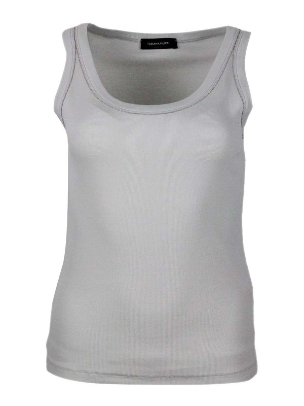 FABIANA FILIPPI: T-shirts - T-Shirt - Grau