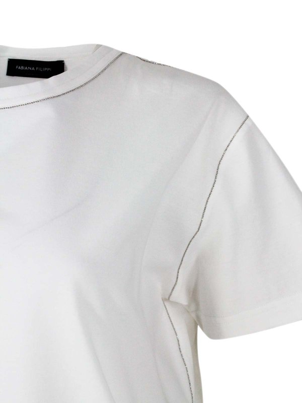 Tシャツ - 白 shop online: FABIANA FILIPPI