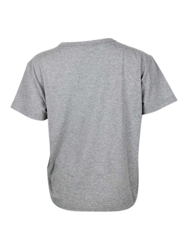 FABIANA FILIPPI グレー Vネック Tシャツ