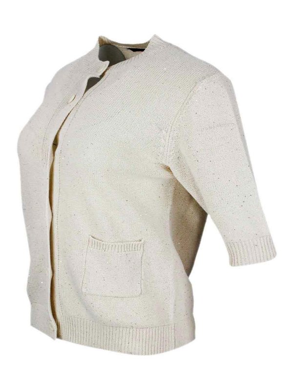 FABIANA FILIPPI: maglia collo rotondo online - Maglione  Gialli