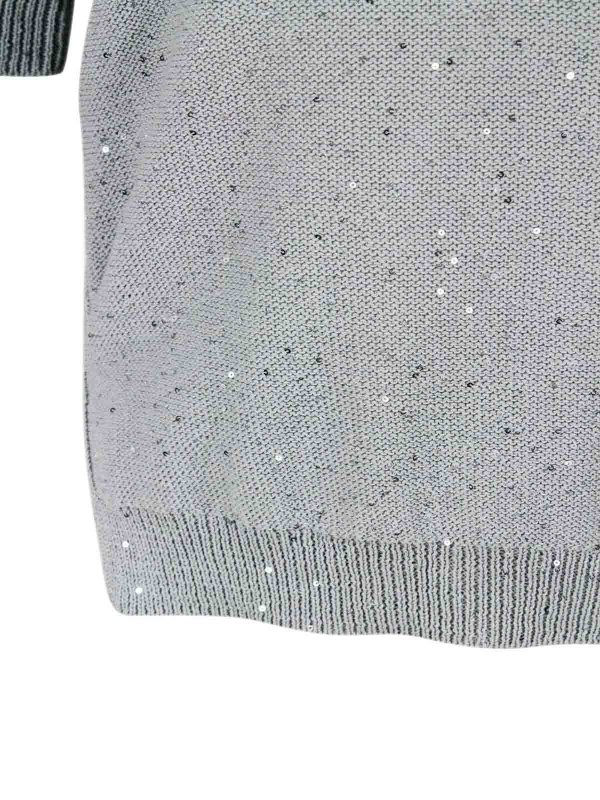 Suéter Cuello Redondo - Gris shop online: LORENA ANTONIAZZI