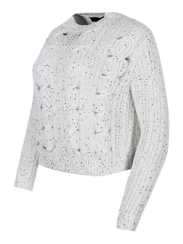 LORENA ANTONIAZZI: crew necks online - Sweater  White
