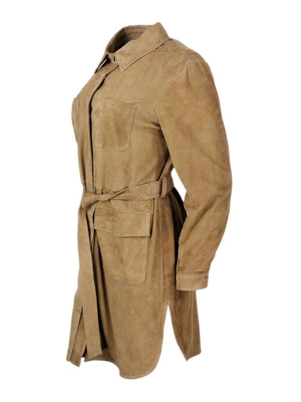 LORENA ANTONIAZZI: Knielange Kleider online - Knielanges Kleid - Camel