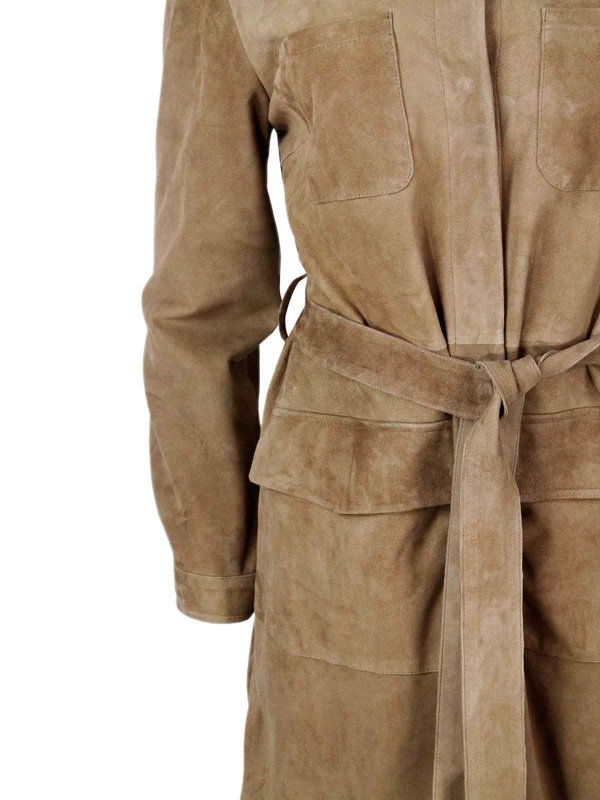 Knielanges Kleid - Camel shop online: LORENA ANTONIAZZI