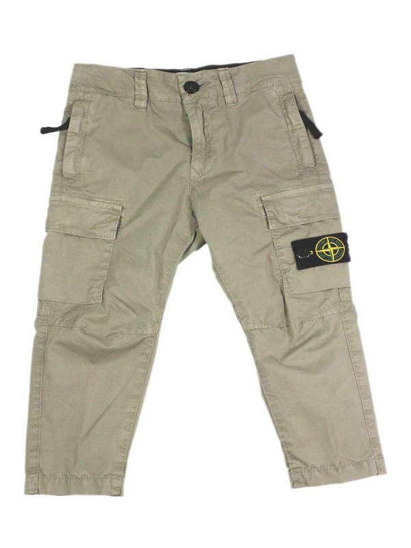 STONE ISLAND: Casual Hosen - Casual Hose - Grau