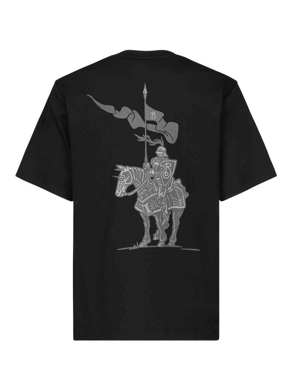 BURBERRY: t-shirt online - T-shirt in cotone con Ekd