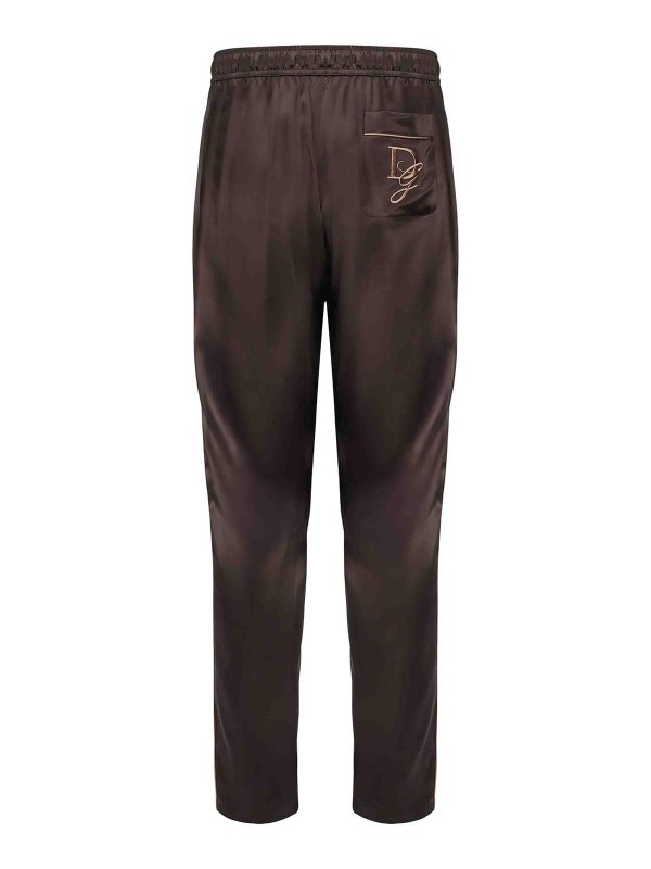 DOLCE & GABBANA: Trousers Shorts online - Silk Pants