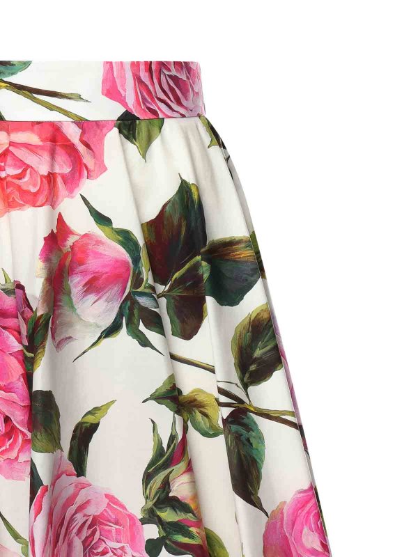 The Best Shops DOLCE & GABBANA: ニーレングススカート＆ミディ丈 - 膝丈/ミディスカート - ヌードカラー