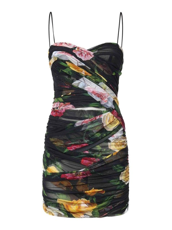 DOLCE & GABBANA: カクテルドレス - ショートドレス - マルチカラー