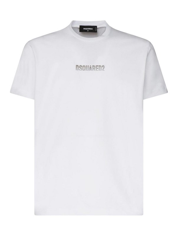 DSQUARED2: t-shirts - Cool Fit T-Shirt Outline Logo
