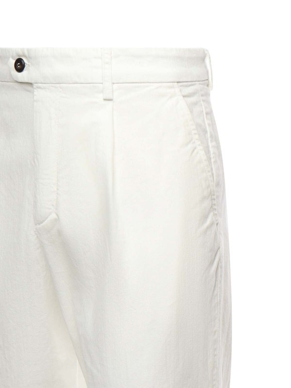 The Best Shops ELEVENTY: casual trousers - White pants