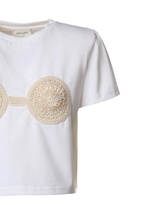 The Best Shops MAGDA BUTRYM: T-shirts - Kurzes Kleid - Weiß