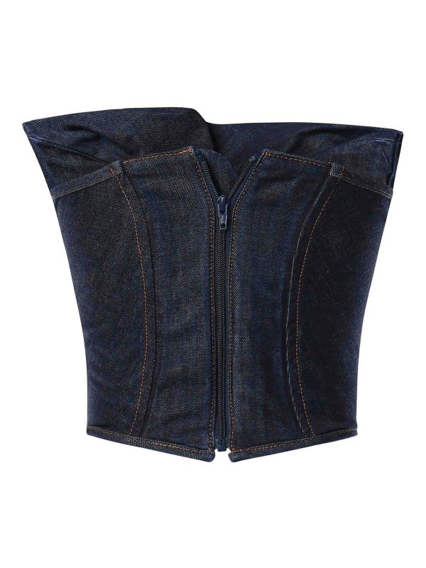 MAGDA BUTRYM: Suéteres con cuello pico online - Suéter Cuello Redondo - Azul