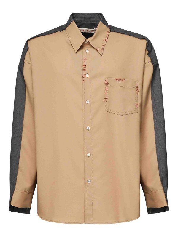 Marni: カジュアルジャケット - カジュアルジャケット - ベージュ