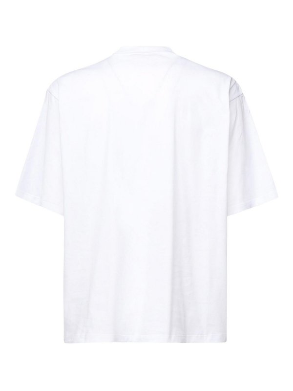 Marni: T-shirts online - Kurzes Kleid - Weiß