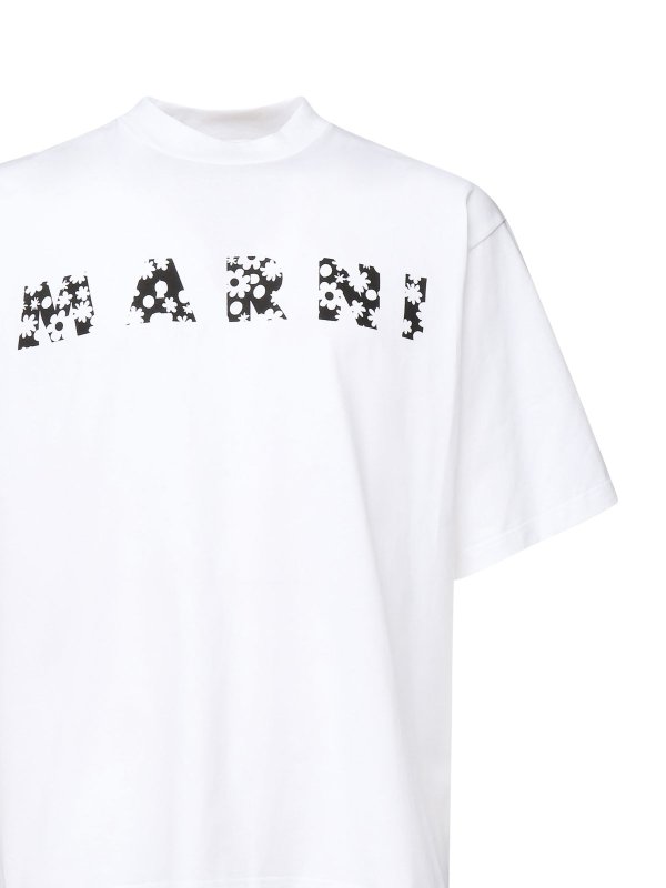 The Best Shops Marni: T-shirts - Kurzes Kleid - Weiß