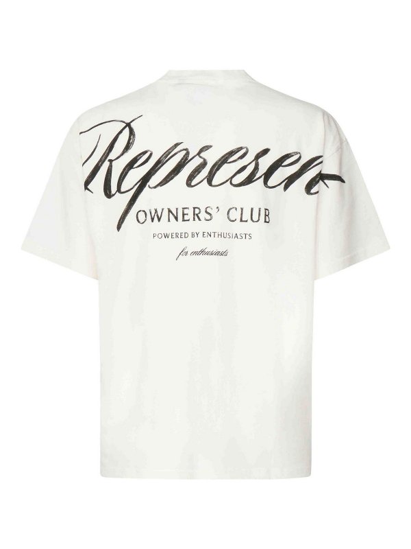 REPRESENT: t-shirts online - Owners Club Script T-Shirt