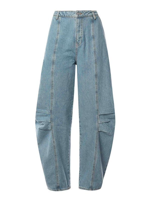 ROTATE Birger Christensen: straight leg jeans - Denim jeans