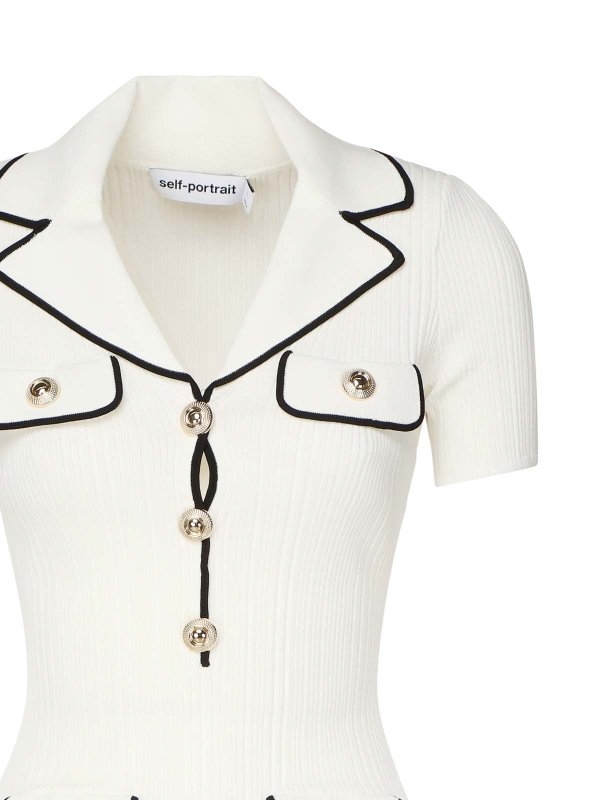 The Best Shops Self Portrait: short dresses - Short Ribbed Dress