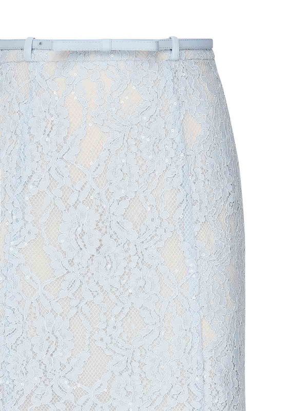 The Best Shops Self Portrait: gonne al ginocchio  e longuette - Gonna midi svasata in pizzo